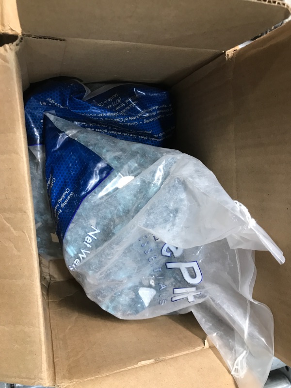 Photo 1 of 1/2 in. 10 lbs. Deep Sea Blue Original Fire Glass for Indoor and Outdoor Fire Pits or Fireplaces (2 bags)