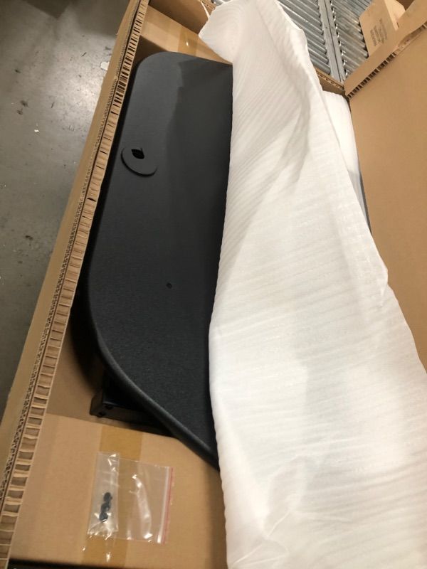 Photo 1 of Rocelco Corner Adjustable Desk Riser 46" Wide with Extended Vertical Range (Black)