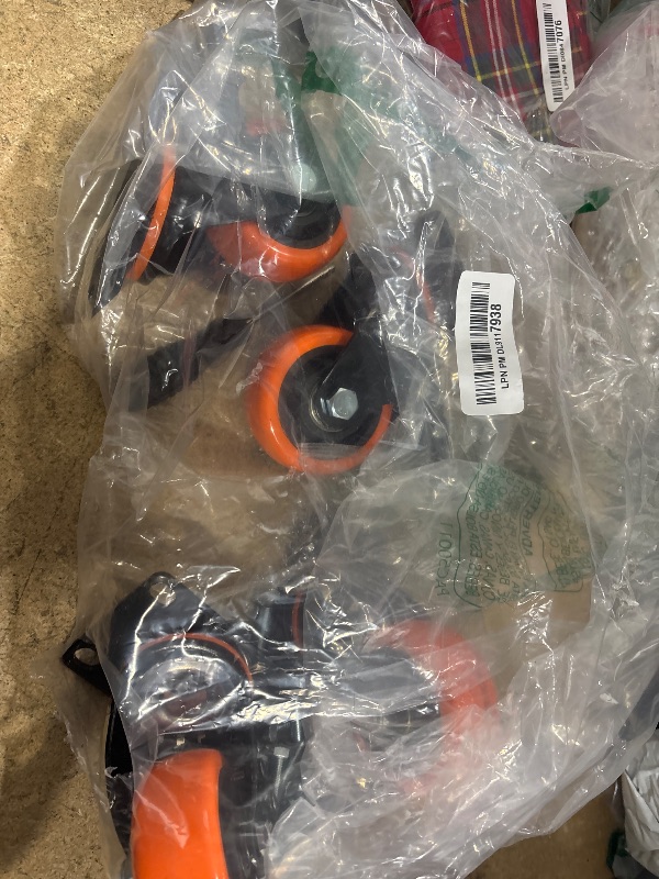 Photo 1 of 3 Inch Caster Wheels, Casters Set of 4, Heavy Duty Casters with Brake 1000 Lbs, Locking Industrial Swivel Top Plate Casters Wheels for Furniture and Workbench Cart(Two Hardware Kits Include)