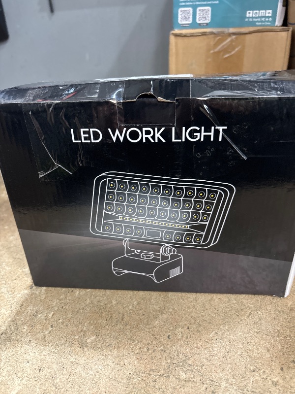 Photo 2 of ***(PARTS ONLY/ NON FUNCTIONAL/ NO RETURNS OR REFUNDS)***
Cordless 20V Max LED Work Light for Dewalt 20V Battery, LIVOWALNY 90W 9000LM 7" Battery Light LED Light Flashlights Flood Light with USB & Type-C & Low Voltage Protection & 140° Pivoting Head