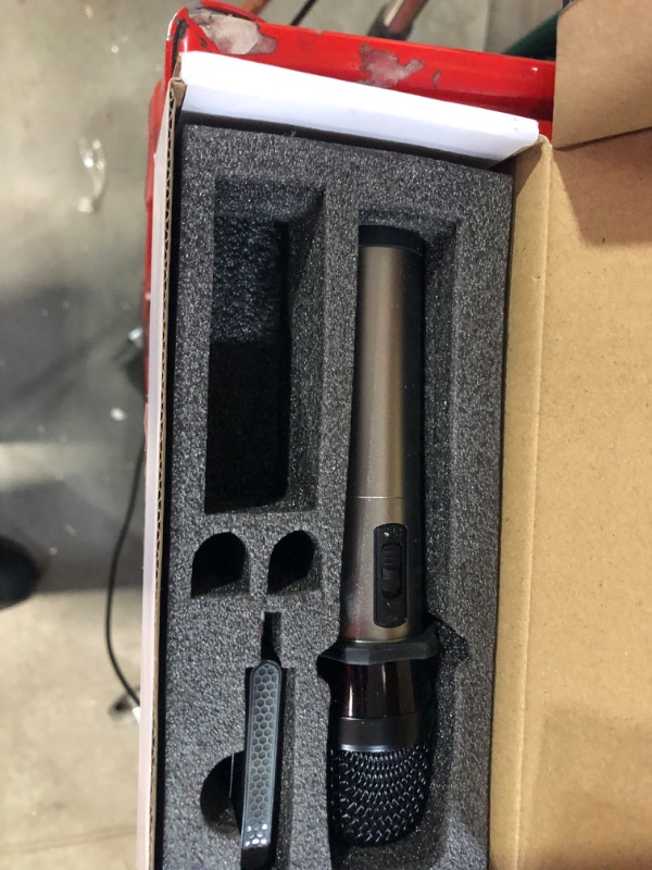 Photo 1 of Alvoxcon USB Wireless Microphone, UHF Condenser mic for Android, PC Computer, Laptop, PA, Podcasting, Vlogging, YouTube, Vocal Recording, Gaming, Singing Practice (System with USB Receiver)