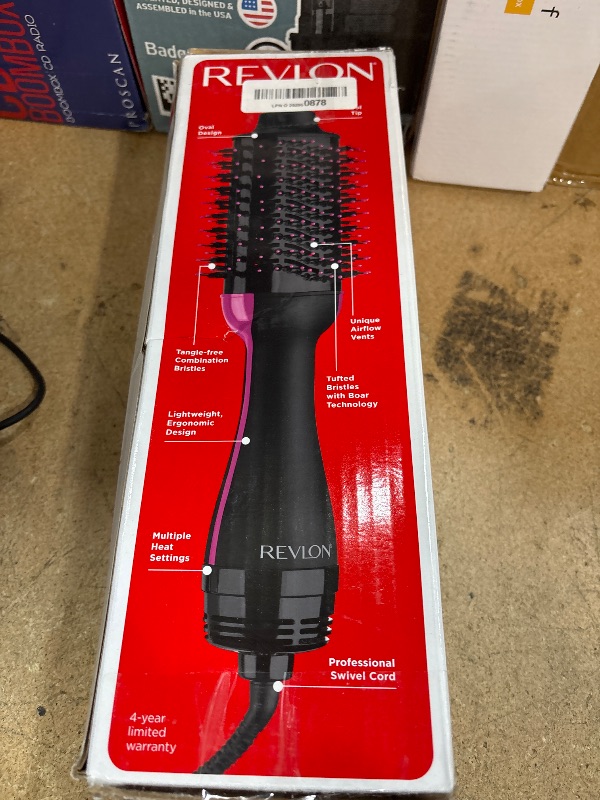 Photo 2 of REVLON One-Step Volumizer Hair Dryer and Styler, Improved Motor for Less Frizz, More Shine, and Reduced Heat Damage for Salon Style Round Brush for Blowout, Black (Amazon Exclusive)