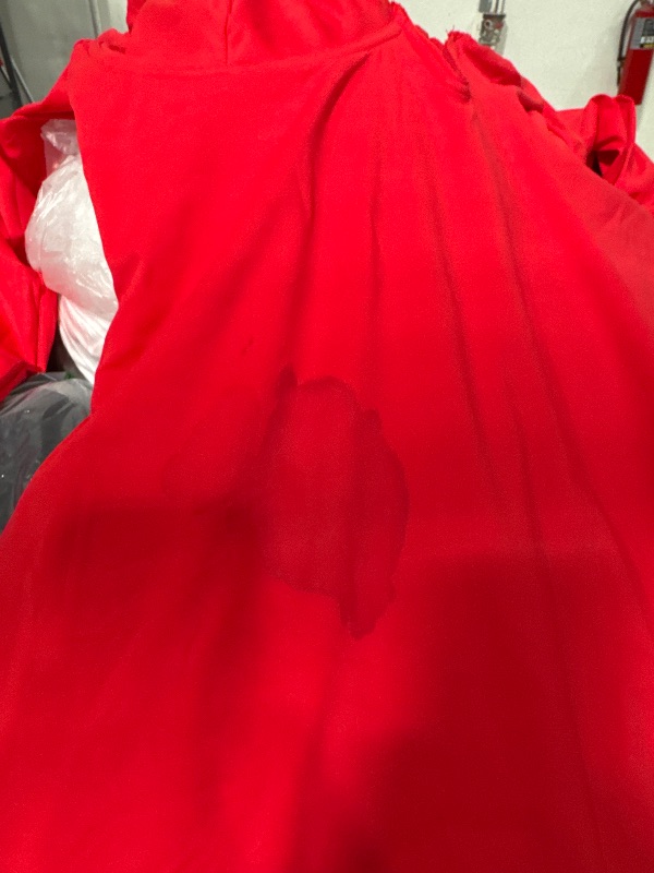 Photo 1 of ***SEE NOTES***Popilush Long Sleeve Lace Dress Club Party Dresses for Women Corset Deep V Neck Bodycon Mini Dress Built in Bra Shapewear Red