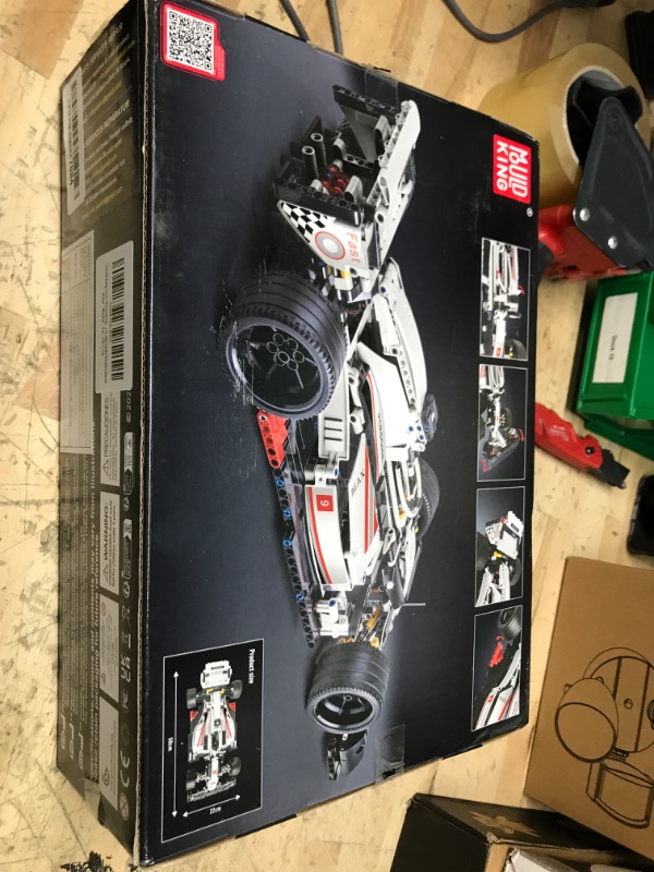 Photo 1 of Mould King Technik Sports Car, Formula 1 Racing Car Building Blocks Kit, 1235 Pcs Collectible F1 Car Model Toys for Kids, Boys, Adult(Static Version)