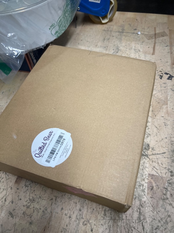 Photo 1 of The Quilted Bear Modern Stackable Clear Acrylic Thread Box, 80 Spool Storage - Sewing Organizer