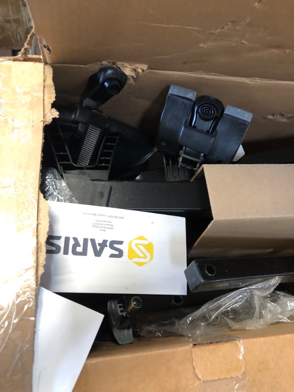 Photo 1 of PRE OPENED ITEM
Saris Freedom 4 Tray-Style Hitch Bike Rack - Carries All Bicycle Types, Foot-Operated Tilt Pedal, Protective Cuscino Pads, Fits Up to 4 Bikes, E-Bike Friendly