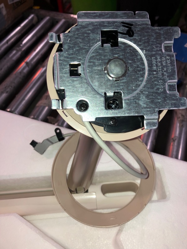 Photo 1 of *POWERS ON**LG 27-Inch Class StanbyMe 1080p-Portable Touch-Screen-Monitor 27ART10AKPL, Built-in Battery, Full Swivel Rotation, 60Hz Refresh Rate, Calming Beige