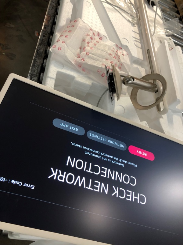 Photo 1 of *POWERS ON**LG 27-Inch Class StanbyMe 1080p-Portable Touch-Screen-Monitor 27ART10AKPL, Built-in Battery, Full Swivel Rotation, 60Hz Refresh Rate, Calming Beige