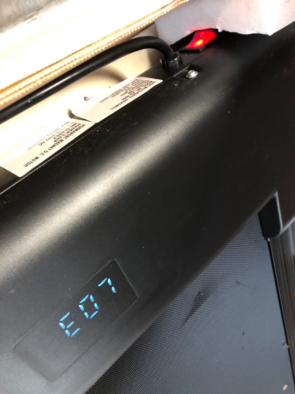 Photo 1 of *POWERS ON*LICHICO Walking Pad Treadmill Under Desk, 2 in 1 Portable Folding Treadmill, 3.0HP Brushless Motorized Electric Treadmill, Larger Running Area, Small Mini Running Machine for Home