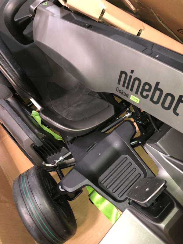 Photo 1 of *COLOR MAY VARY** Segway Gokart Pro - High-Performance Electric Drifting Kart with Adjustable Frame, Up to 24 mph Speed, and 15% Hill Climbing Ability, Fun for Ages 14+ GREEN 