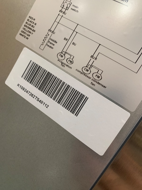 Photo 1 of Scratched Side ECEVT 48" W Commercial Refrigerator Sandwich Salad Prep Table Refrigerator Stainless Steel with 12 Pans, Kitchen Equipment for Restaurant, Bar, Shop, Buffet, etc, ETL/NSF/DOE Approved