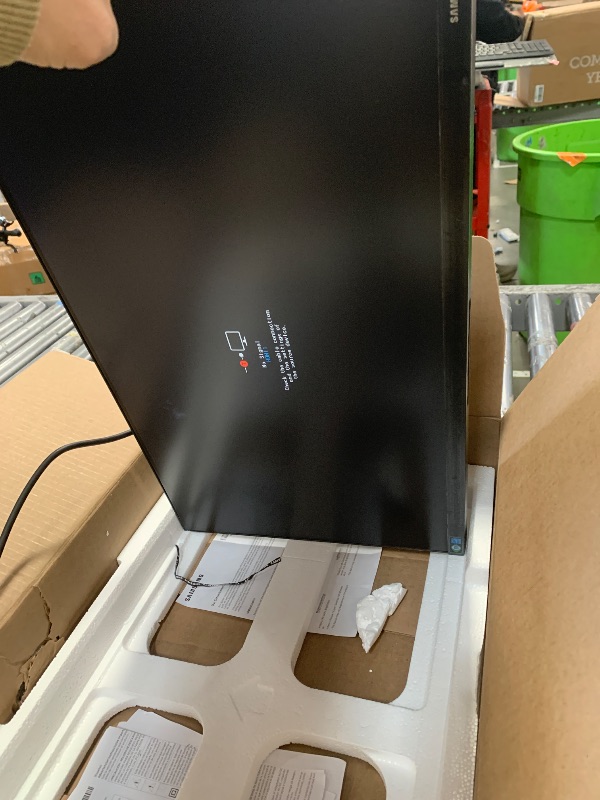 Photo 1 of Samsung 24” FT45 Series FHD 1080p Computer Monitor, 75Hz, IPS Panel, HDMI, DisplayPort, USB Hub, Ultra Thin Bezels, Ergonomic Design, Height Adjustable Stand, 3 Year Warranty, LF24T454FQNXGO, Black