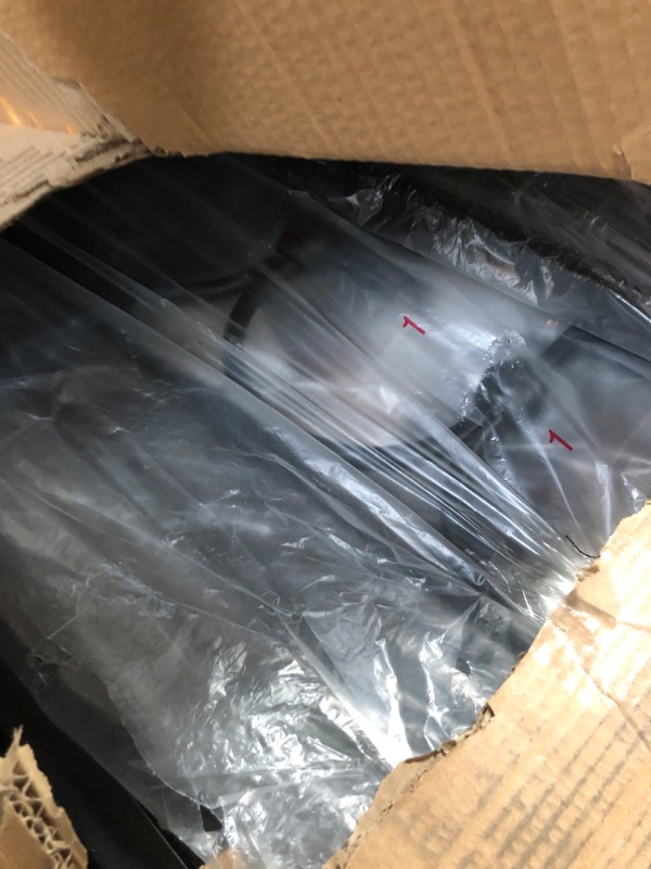 Photo 1 of YALAXON Vintage Sturdy Full Size Metal Bed Frame Basic with Headboard and Footboard,No Box Spring Needed,Under Bed Storage (Full,Black)