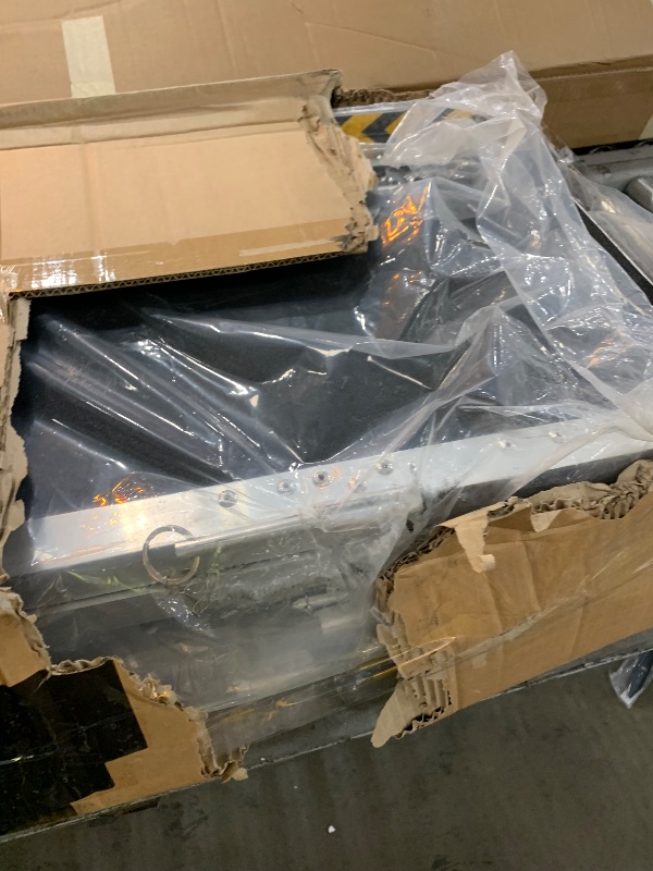 Photo 1 of MAASTERS Wheelchair Ramp 14 Feet - Aluminum Long Wheelchair Ramp - Loading Capacity 600 lbs - Portable 14 Foot Wheelchair Ramp with Extra Support Leg