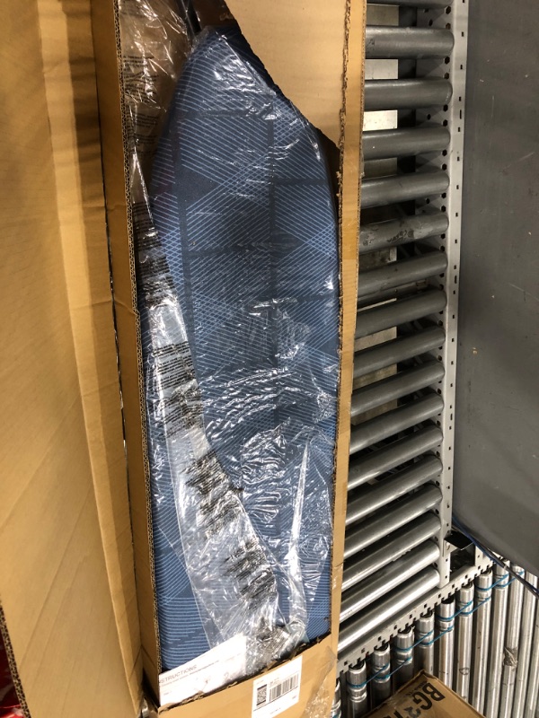 Photo 1 of APEXCHASER Ironing Board with Iron Rest, Compact and Space Saver Iron Board, Extra Thick Cover, Height Adjustable, Wall Mount & Closet Hanger 13x43 Blue