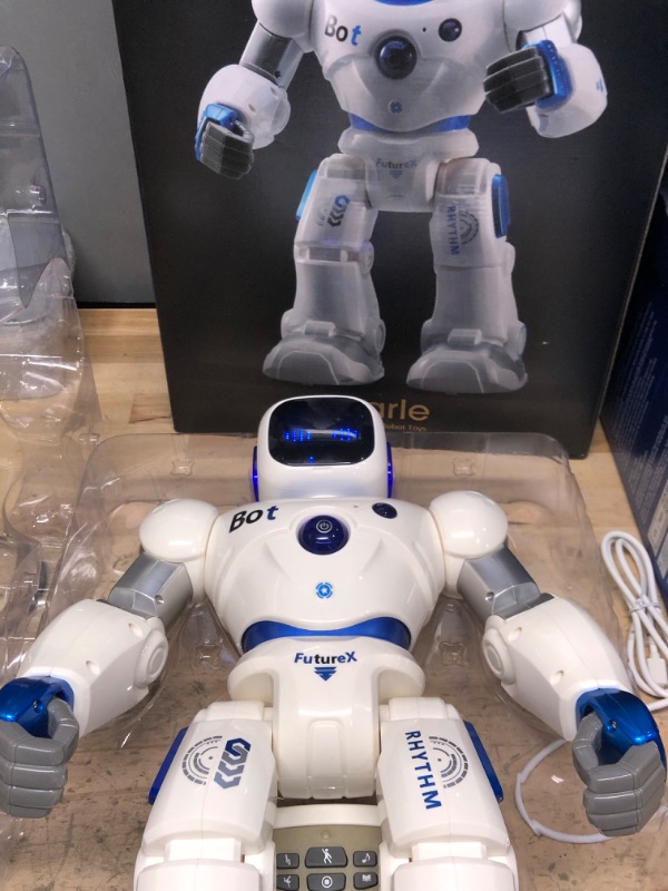 Photo 2 of (FAIR__POWER TESTED) (BATTERY LOW IN REMOTE) Ruko 1088 Smart Robots for Kids, Large Programmable Interactive RC Robot with Voice Control, APP Control, Present for 4 5 6 7 8 9 Years Old Kids Boys and Girls