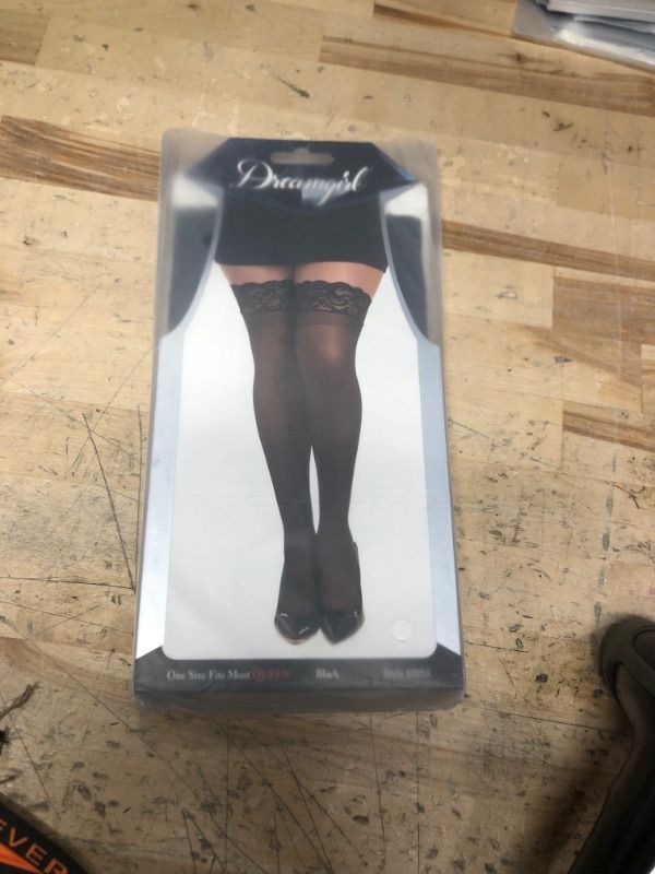 Photo 1 of Dream Girl Thigh High Silicone Black One-Size Queen Tuscany