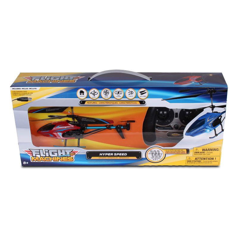 Photo 1 of **PARTS ONLY NON REFUNDABLE**MISSING BATTERY**NOT ABLE TO TEST**
NKOK Flight Machines Hyperspeed Remote Control Helicopter
