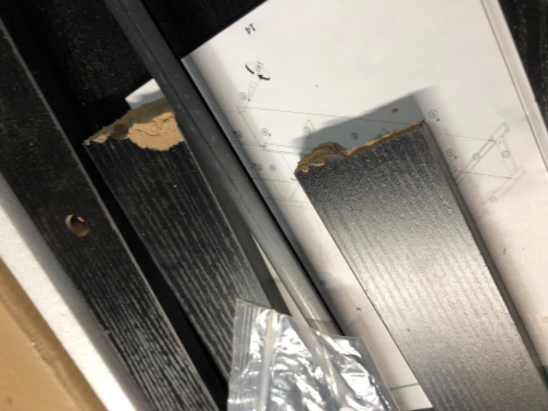 Photo 1 of ***NONREFUNDABLE - MAJOR DAMAGE - SEE COMMENTS***
DWVO Farmhouse TV Stand for 65 Inch TV, Entertainment Centre with Power Outlet and LED Light, TV Console for Living Room, Media Console Television Stands, 59" Black