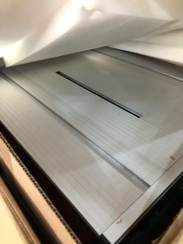 Photo 1 of Table Saw, PioneerWorks 10inch 15A 5000RPM Portable Table Saw with Stand & Safety Switch, Push Stick, 90°Cross Cut & 0-45°Cutting, PIONEERWORKS Multifunctional Table Saw for Woodworking, DIY Working