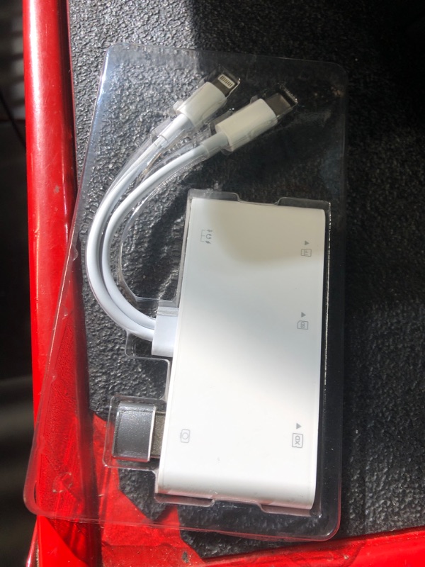 Photo 1 of 9-in-1 Memory Card Reader Universal Card Reader for iPhone/iPad, CF/SD/MicroSD/MS/XD Card Reader & USB OTG Adapter with USB/USB-C/Lightening Connector for iPhone 16/iPad Pro/Samsung Galaxy/MacBook etc