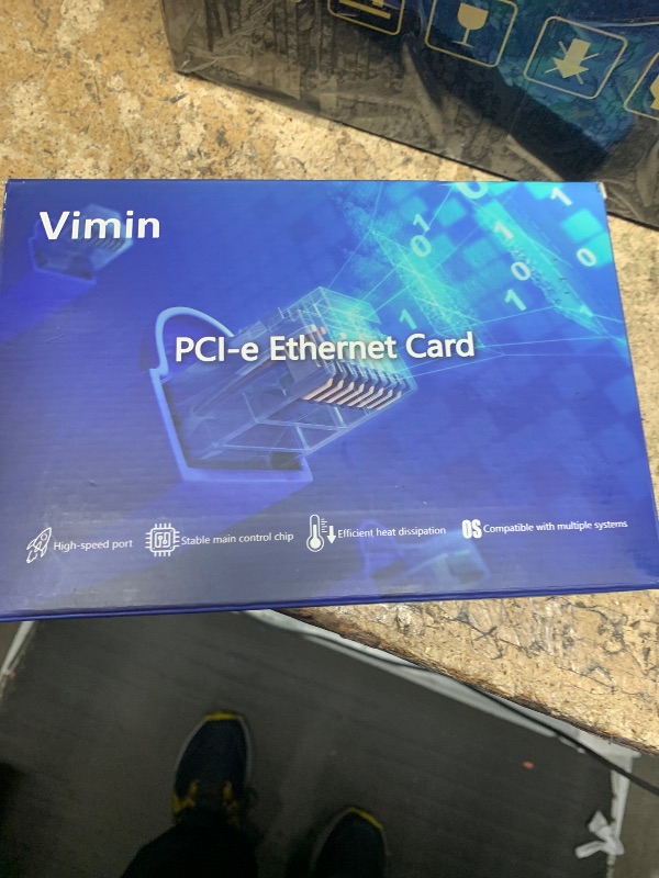 Photo 1 of 10Gb SFP PCIe Network Card with Intel 82599(X520-DA1) Controller, VIMIN 10G Ethernet Adapter NIC with Single 10Gbps SFP+ Port, Compatible Express PCIe X8 & X16, Support Windows 7/8/10/11/Linux/VMware