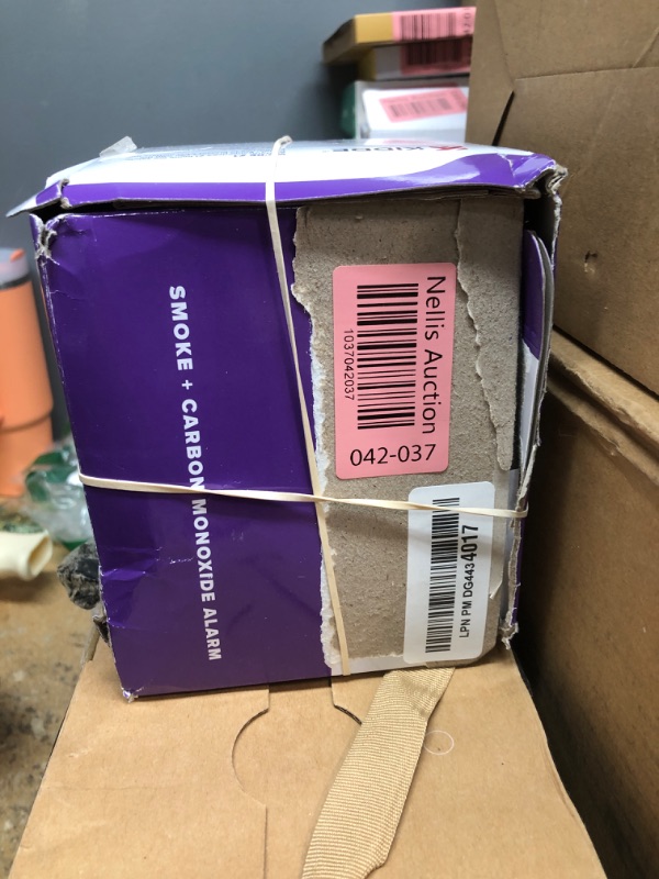 Photo 1 of Kidde Hardwired Smoke & Carbon Monoxide Detector, AA Battery Backup Smoke Alarm, Interconnectable, LED Warning Light Indicators, 2 Pack