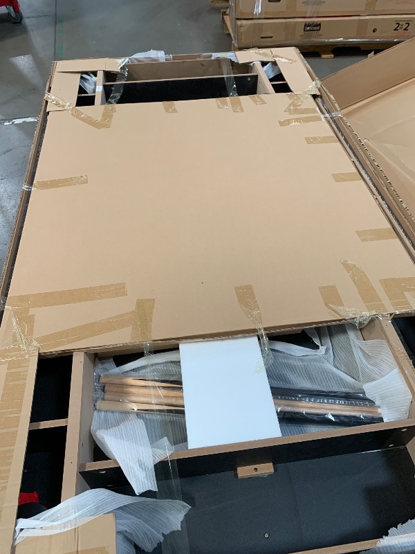 Photo 1 of Hathaway Maverick Deluxe 7 Ft Pool Table, with Ping Pong Multi Game Combo Tables for Family Recreation Game Rooms – Includes Billiard Balls, Cues, Paddles, Brush & More