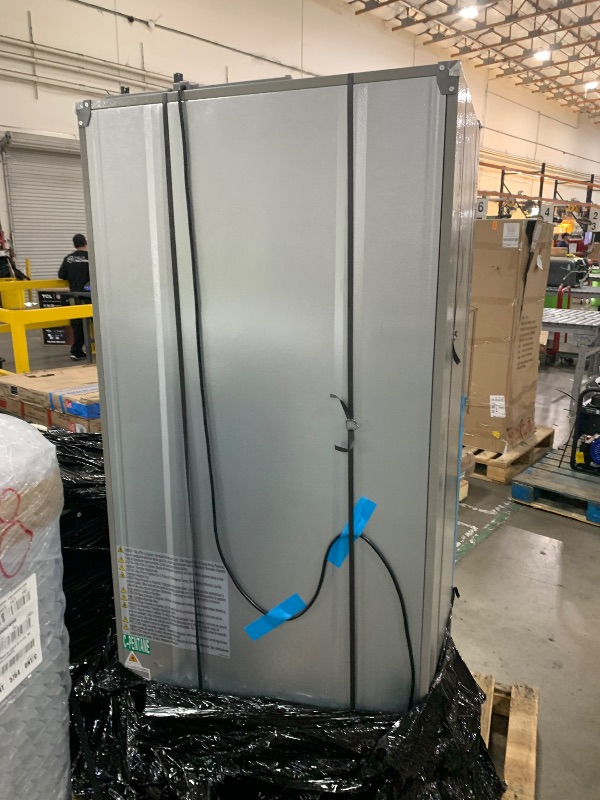 Photo 1 of Hamilton Beach HBFR1504 Full Size Counter Depth Refrigerator with Two Freezer Drawers, 17.9 cu ft, Stainless