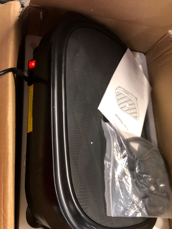 Photo 1 of *POWERS ON** FEIERDUN Vibration Plate Exercise Machine, Whole Body Workout Vibrate Fitness Platform, 9 Modes Vibration Plate for Lymphatic Drainage Weight Loss Shaping Toning Wellness Home Gyms Workout
