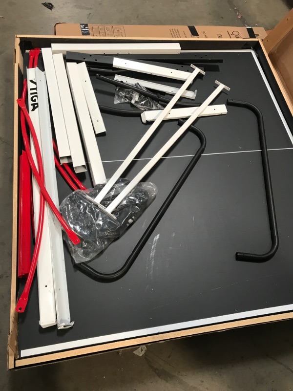 Photo 1 of *DAMAGED WOOD// MISSING PARTS **STIGA INDOOR PING PONG TABLE 