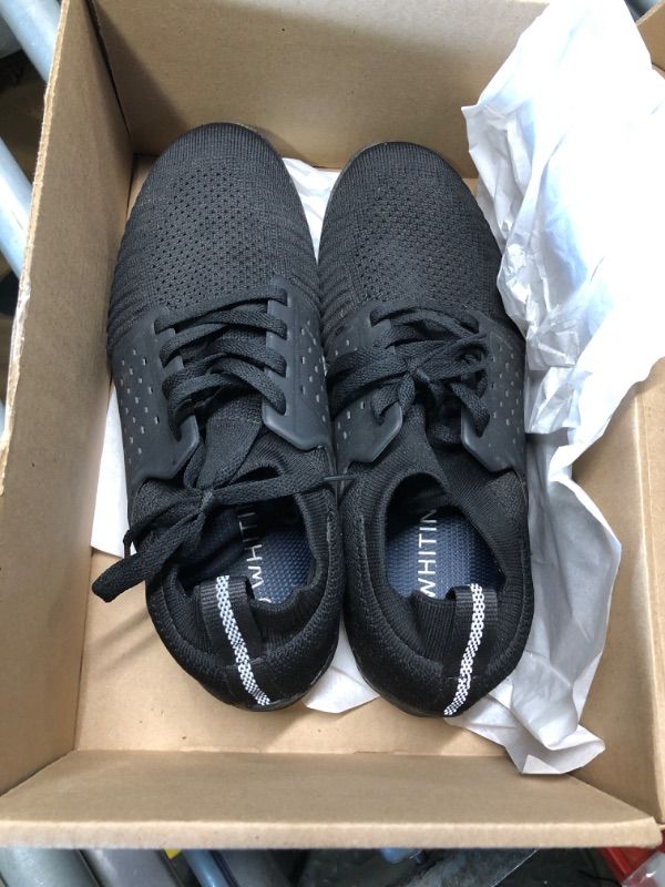 Photo 3 of ***USED*** WHITIN Men's Trail Running Shoes Minimalist Barefoot 5 Five Fingers Wide Width Size 10 Toe Box Gym Workout Fitness Zero Drop Male Light Weight FiveFingers Black 43