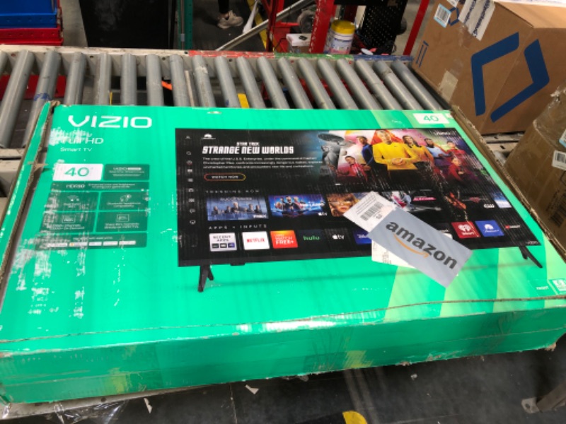 Photo 4 of ** FOR PARTS *** ----- VIZIO 40-inch Full HD 1080p Smart TV with DTS Virtual: X, Alexa Compatibility, Google Cast Built-in, Bluetooth Headphone Capable, (VFD40M-08 New)