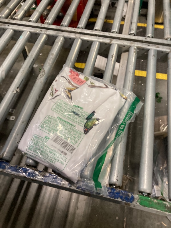 Photo 1 of Horaldaily Spring Tablecloth 90×90 Inch Round, Butterfly Washable Seasonal Table Cover for Party Picnic Dinner Decor