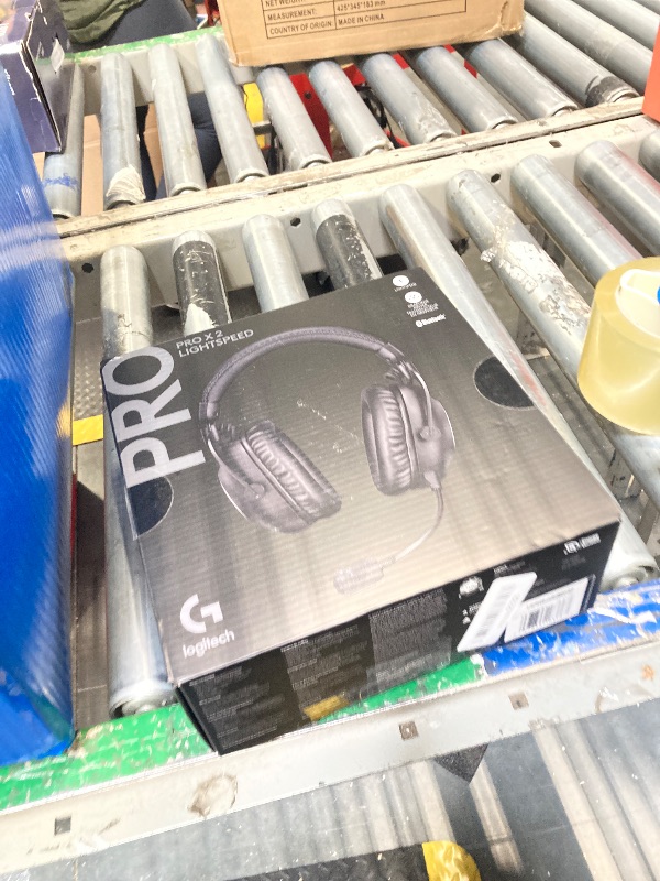 Photo 1 of Logitech G PRO X 2 Lightspeed Wireless Gaming Headset: Detachable Boom Mic, 50mm Graphene Drivers, DTS:X Headphone 2.0—7.1 Surround, Bluetooth/USB/3.5mm Aux, for PC, PS5, PS4, Nintendo Switch - Black