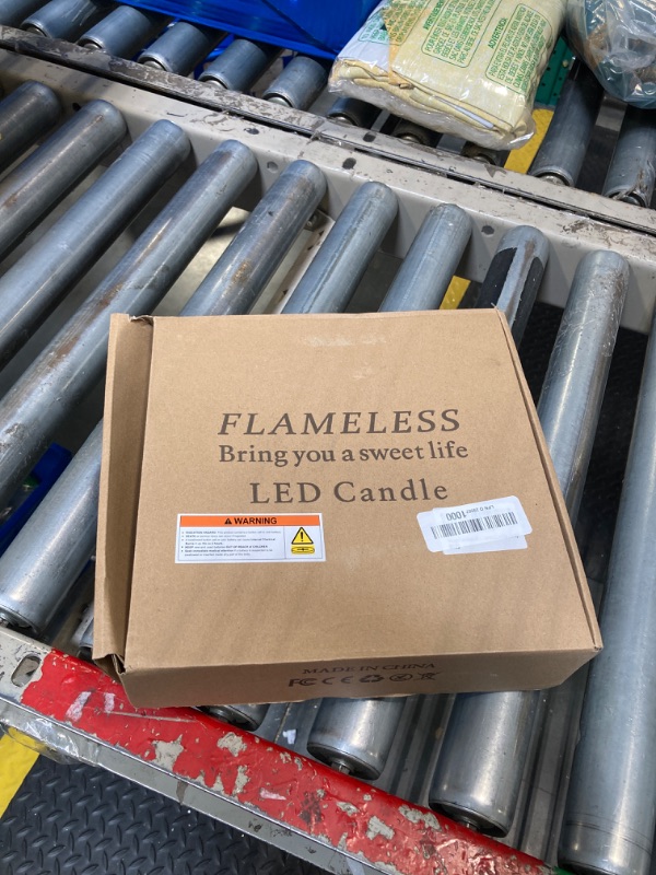 Photo 1 of kakoya Flameless LED Candles with Timer 5 Pc Flickering Flameless Candles for Romantic Ambiance and Home Decoration Stable Acrylic Shell,with Embedded Star String?Battery Operated Candles?Grey?