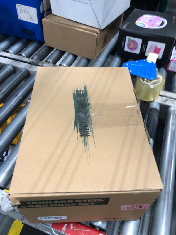 Photo 1 of Pots and Pans Set,7-Piece Stainless Steel Cookware Set,Cooking Pot Set Includes Saucepans,Stockpot,Steamer For Cooking,Glass Lid,Dishwasher Safe and Oven Safe