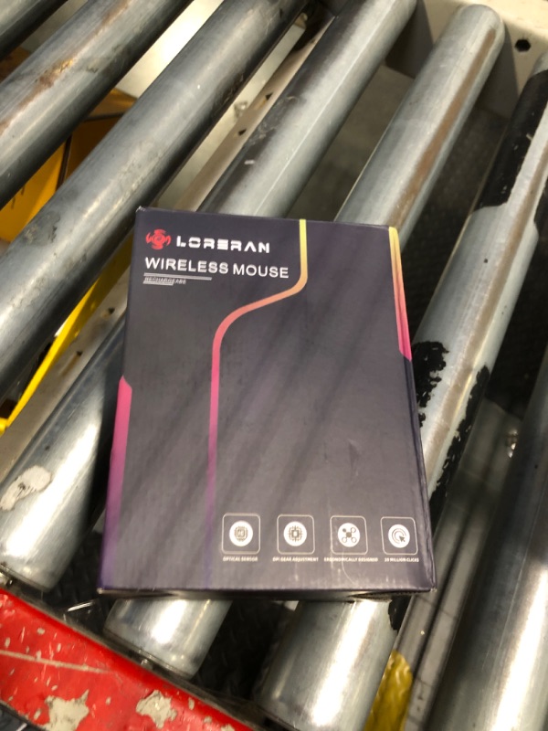 Photo 1 of LORERAN Wireless Gaming Mouse, Optical Tri-Mode RGB Mouse with 2.4G USB Receiver, 6-Level 4800 DPI, Ergonomic Gamer Mouse, 6 Macro Buttons, Rechargeable Bluetooth Mouse for Laptop, PC, Mac