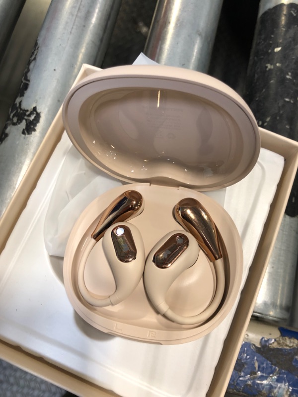 Photo 1 of MONSTER Open Ear AC210 Headphones, Bluetooth 5.4 Earphones Stereo Sound, Wireless Headphones 30 Hours Playback, Type-C Charging, HD Clear Calls, Touch Control, IPX5 Waterproof Open Ear Earbuds,White