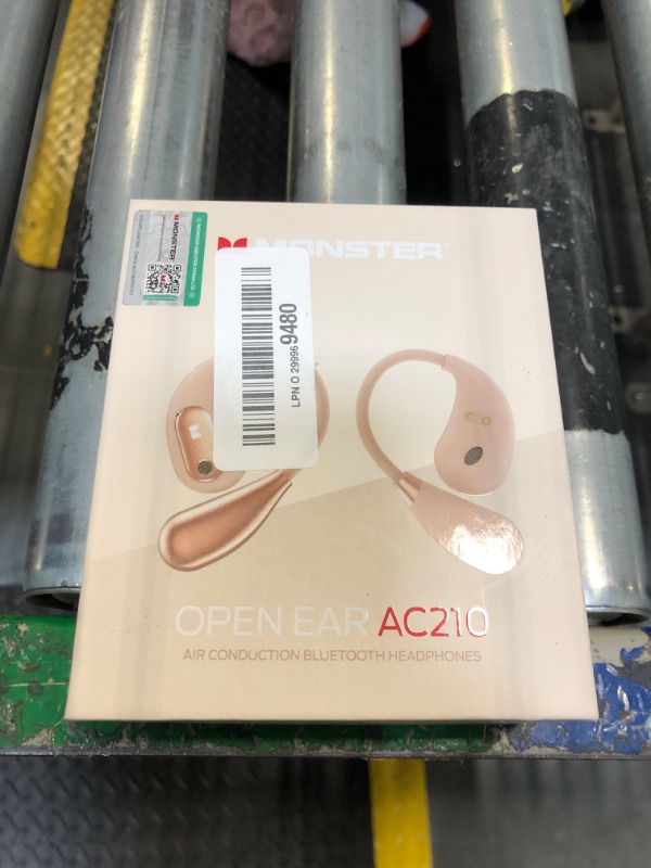 Photo 1 of MONSTER Open Ear AC210 Headphones, Bluetooth 5.4 Earphones Stereo Sound, Wireless Headphones 30 Hours Playback, Type-C Charging, HD Clear Calls, Touch Control, IPX5 Waterproof Open Ear Earbuds,White