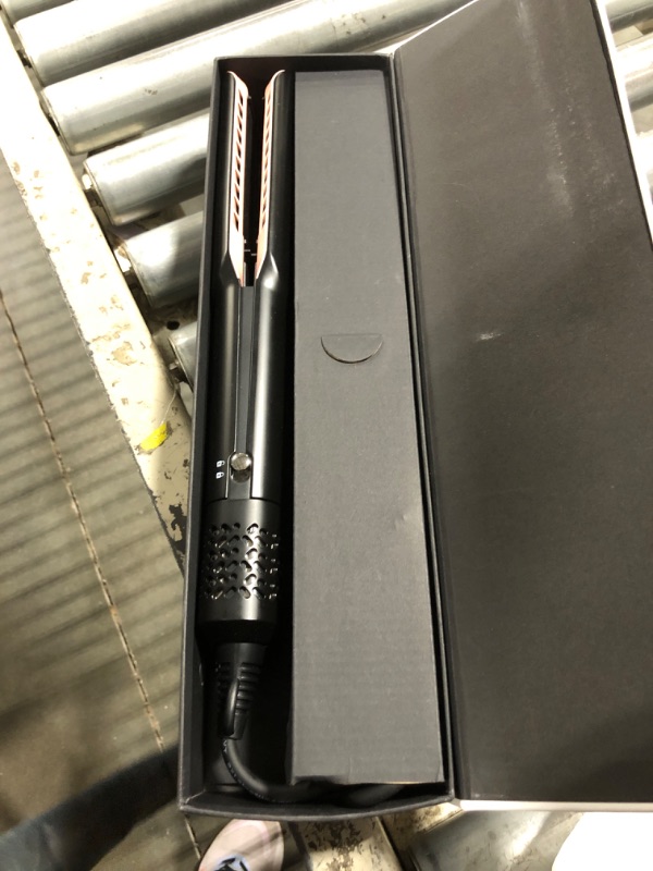 Photo 1 of Hair Straightener - 2 in 1 Wet to Dry Hair Dryer and Straightener with High-Speed Airflow + Rapid Heat-Up + Customizable Temperature + LCD Display & Auto Shut-Off + No Heat Damage for All Hair Types