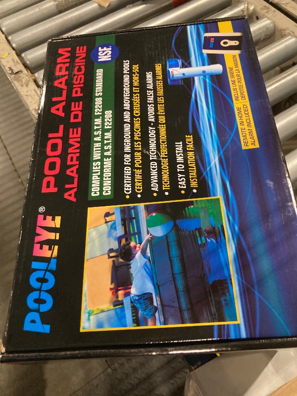 Photo 1 of PoolEye Immersion Mountable Pool Alarm Compatible with Inground & Aboveground Pools ASTM-Compliant, Water Motion Sensor Advanced Technology Dual Protection, Poolside and In-Home Sirens, Multicolor