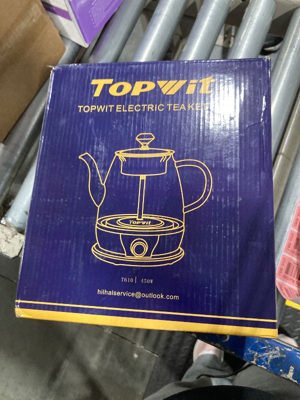 Photo 1 of Topwit Electric Kettle, Electric Tea Kettle with Automatic Sprinkling for Tea-brewing, Keep Warm and Dual Modes Electric Tea Maker, 1L Pour Over Teapot & Hot Water Kettle with Stainless Steel Infuser