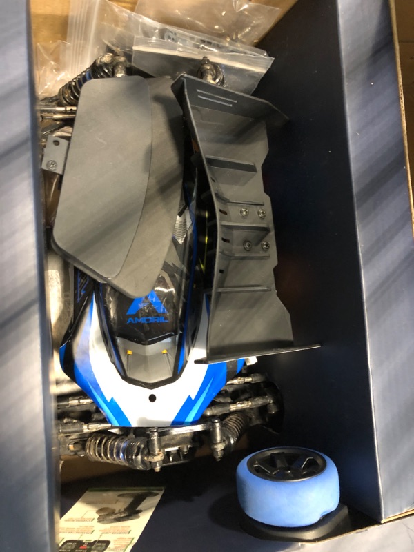 Photo 1 of AMORIL 1:14 Fast RC Cars for Adults,Top Speed 70+KMH,Hobby Remote Control Car,4X4 Large Truck Off-Road Racing Buggy,Electric Vehicle Toy for Kids with Oil-Filled Shocks,Upgraded Metal Parts