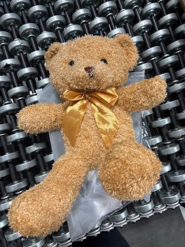 Photo 1 of Hungdao Bear Stuffed Animal with Voice Recorder Set, 60 Seconds Heart Shaped Voice Sound Recorder Module 16 Inch Soft Plush Bear with Zipper for Boy Girl Valentines Day(Light Brown)
**VOICE RECORDER SET NOT INCLUDED**