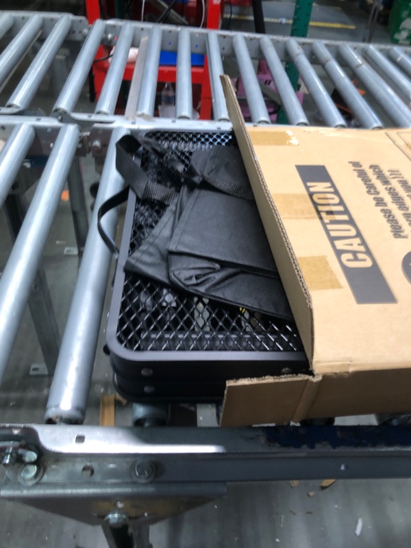 Photo 1 of SearCook Camping Table with Mesh Desktop, Lightweight Folding Grill Table, Portable Outdoor Picnic Table, Height Adjustable Portable Grill Table for Outside Inside Use