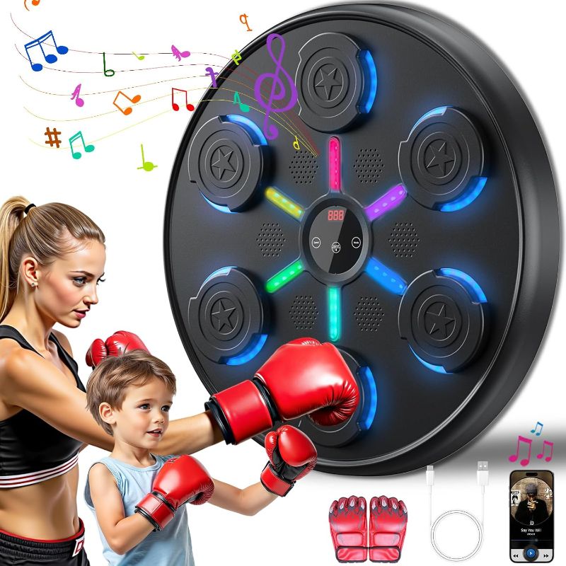2025 Upgrade Wall Mounted Boxing Training Machine,Smart