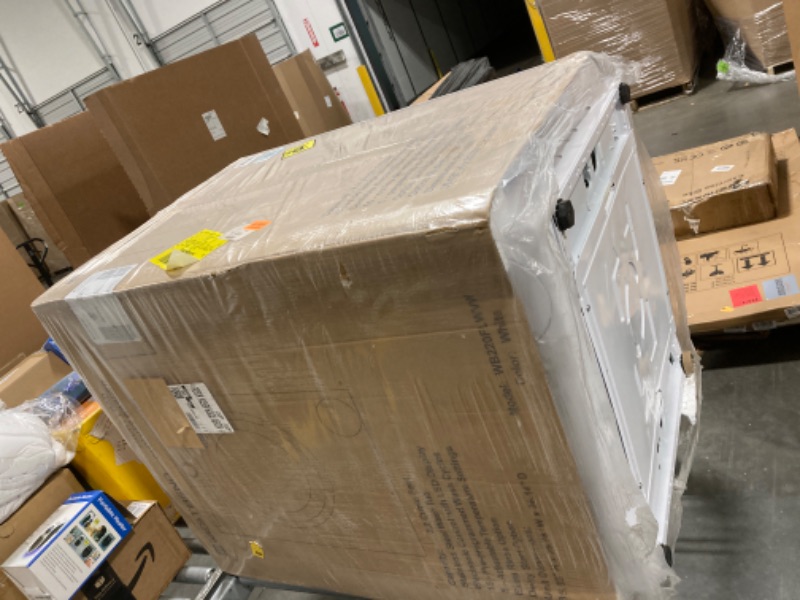 Photo 1 of West Bend WB220FLWVW Front Load Washing Machine, Compact Washer, Stackable Option, 15 Automatic Cycles, Adjustable Water Temperatures, LED Display, and See-Through Door, 2.2 cu.ft, White