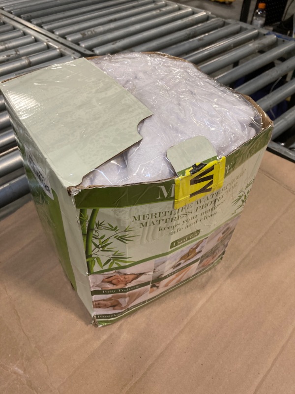 Photo 1 of 4D Air California King Mattress Protector 100% Waterproof,Cooling Breathable California King Mattress Pad Cover,Fit 8-21" Extra Deep Pocket Mattress Topper,Washable Noiseless (Beehive,CK 72"x84")