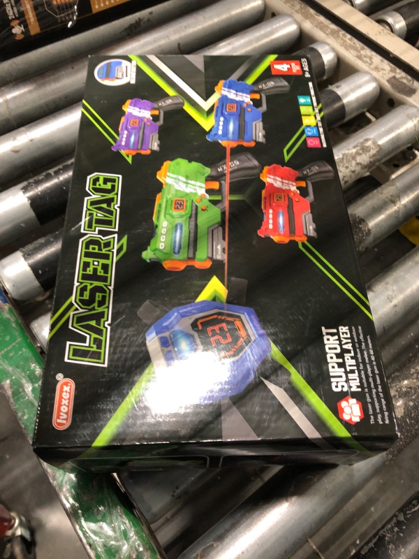 Photo 2 of ***missing one**
Laser Tag Guns Set of 4 Laser Tag Guns with Digital LED Score Display Vests,Gifts for Teens and Adults Boys & Girls,Adults and Family Fun,Gift for Kids Ages 6 7 8 9 10 11 12+Year Old Boy